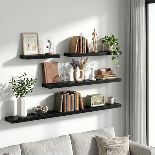 36 Inch Floating Shelves Wall Mounted for Display (2 Count)