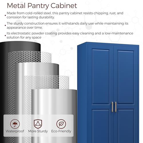 75" Kitchen Pantry Cabinet