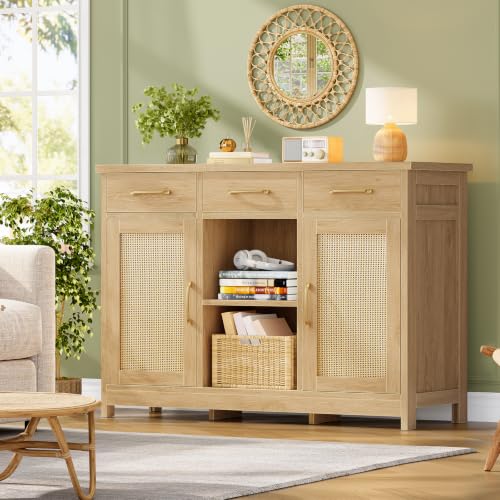 Coffee Bar Cabinet with 3 Drawers