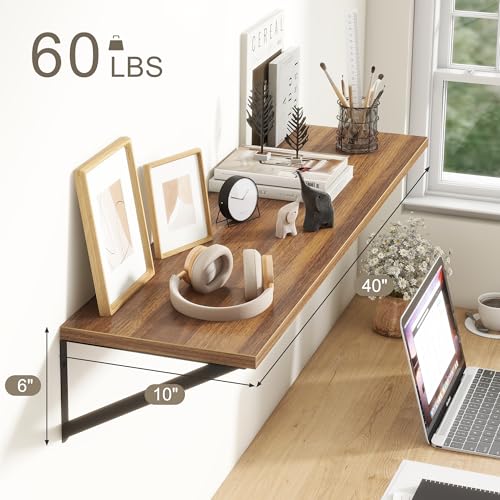 40 Inch Floating Shelves (2 Count)