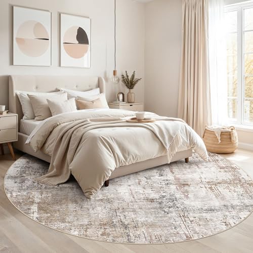 8ft Round Area Rug Living Room Rugs