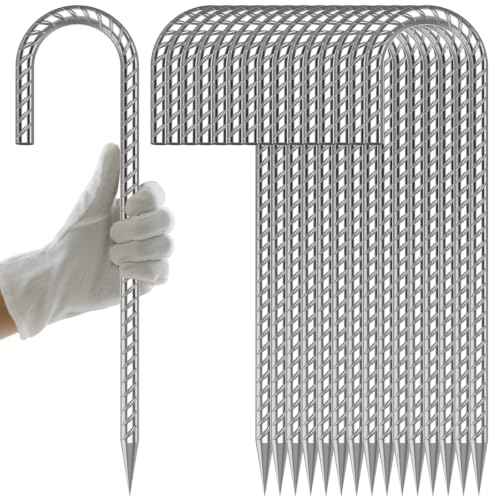 Rebar Stakes 12 Inch J Hook (80 Count)