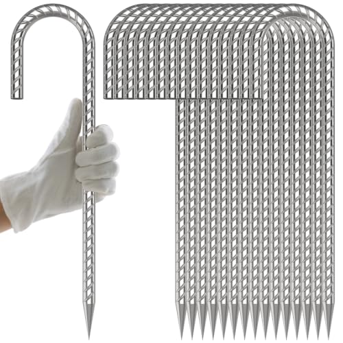 Rebar Stakes 12 Inch J Hook (32 Count)