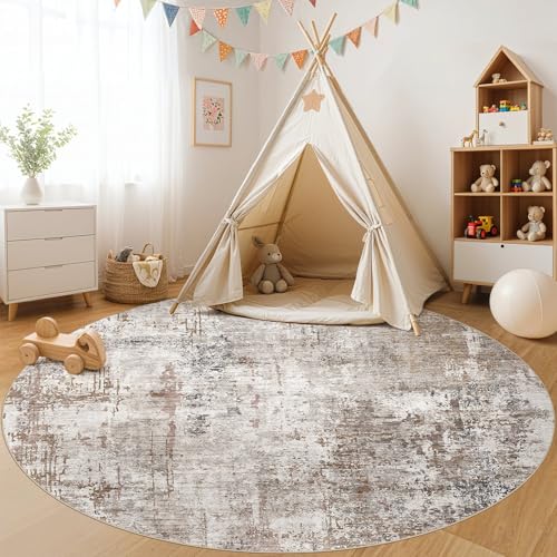 8ft Round Area Rug Living Room Rugs