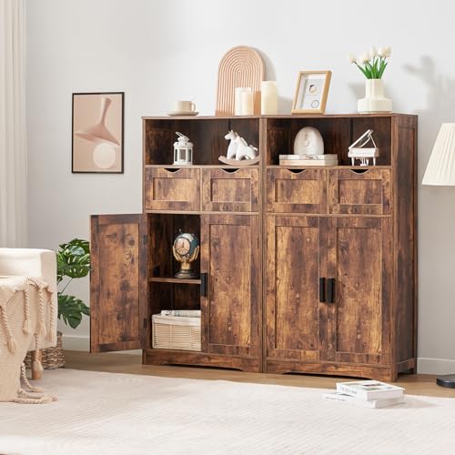 Bathroom Storage Cabinet with 2 Drawers
