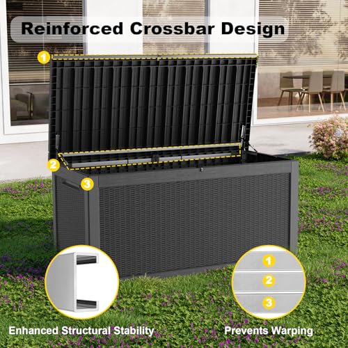 320 Gallon Resin Deck Box