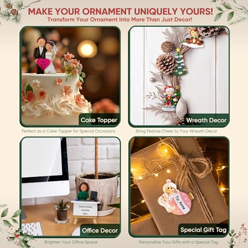 3D Treehouse Family of 9 Ornament 2026 Personalized Family Christmas Ornaments 2026