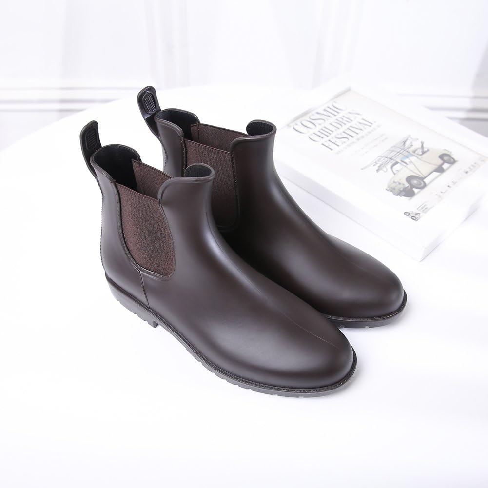 Asgard Women's Ankle Rain Boots Waterproof Chelsea Boots