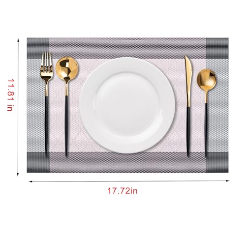 Placemats Set of 6 Washable Indoor (6 Count)