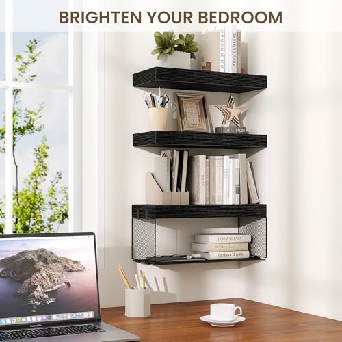 Bathroom Floating Shelves for Wall (3 Count)
