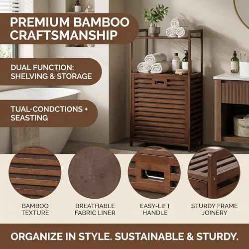 Tilt Out Laundry Hamper with 2 Tier