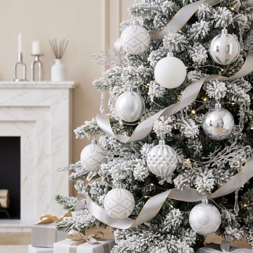 30ct Christmas Tree Decorations Ball Ornaments 2.36 Inches (30 Count)