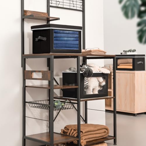 Cube Storage Bins with Lids (4 Count)