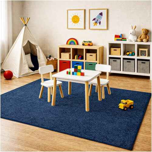 Soft & Colorful 8' x 8' Kids Classroom Area Rug