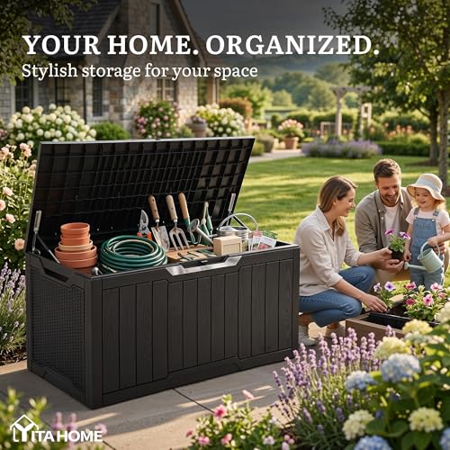 100 Gallon Large Outdoor Storage Box
