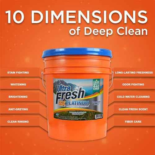 6X Platinum 5 Gal Laundry Detergent (640 Fl Oz)