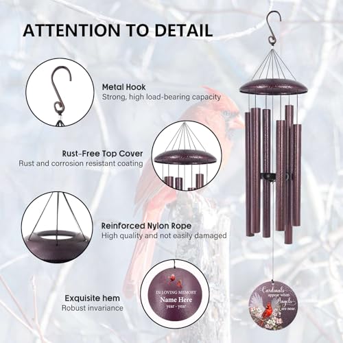 Memorial Wind Chimes for Loss of Loved One