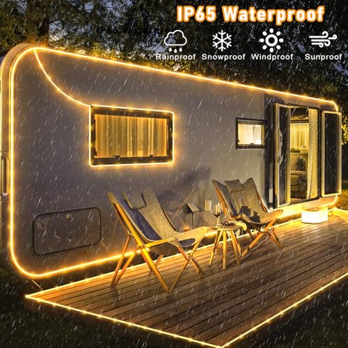 164FT 500 LED Rope Lights for Outside