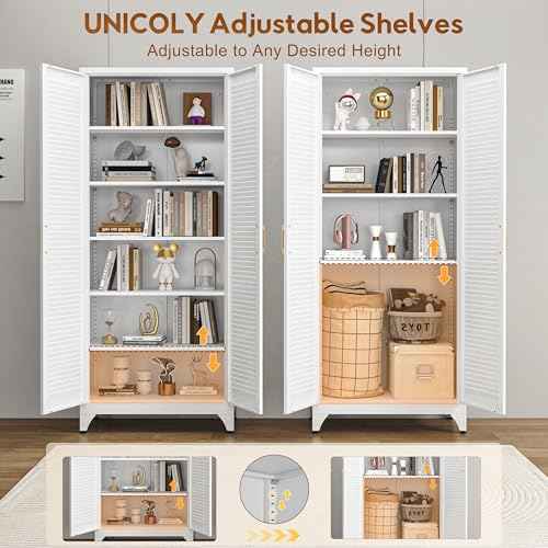 75" Metal Storage Cabinet
