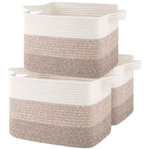 Storage Basket for Organizing 3 Pack (3 Count)