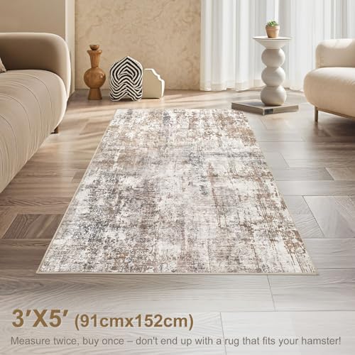 3x5 Area Rug Living Room Rugs (14.1 Sq Ft)