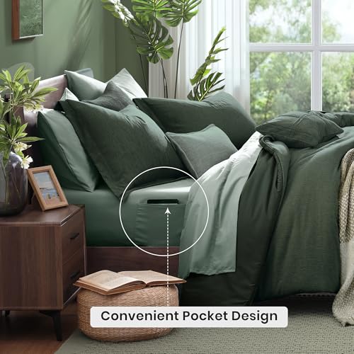 King Size Comforter Set Deep Forest 7 Pieces Bed in a Bag