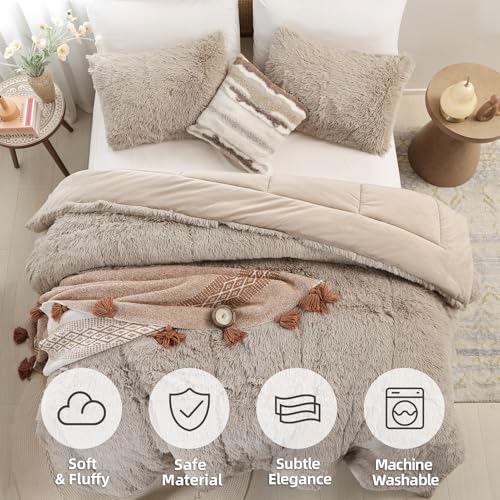 Fluffy King Size Comforter Set