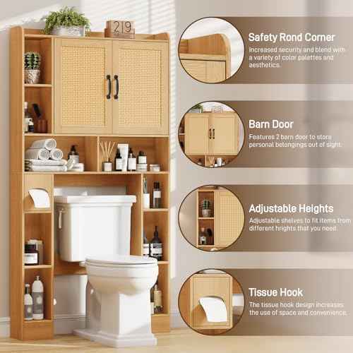 Farmhouse Style Rattan Over