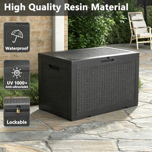 110 Gal Outdoor Storage Box Waterproof