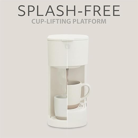 WILLOW Eco Series Single Serve Coffee Maker for K Cup and Ground Coffee, 6 to 12oz Brew Sizes with Strong Brew Option, Small Coffee Machine with Removable Reservoir & Reusable Filter, Eco-Friendly