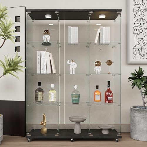 Black Glass Display Cabinet
