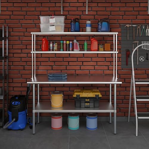 60 Inch Double Tier Overshelf
