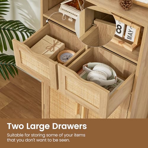 Bathroom Storage Cabinet with 2 Drawers