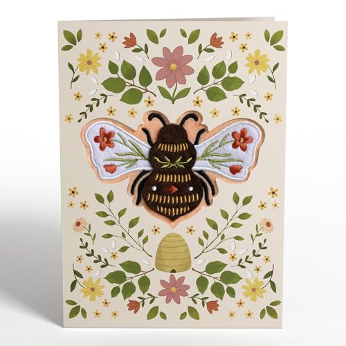 Everyday Handmade Botanical Bee HeartFelt Charm Card