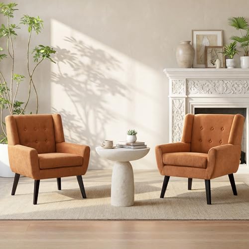 Living Room Chairs Set of 2