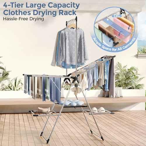 Large Capacity Clothes Drying Rack