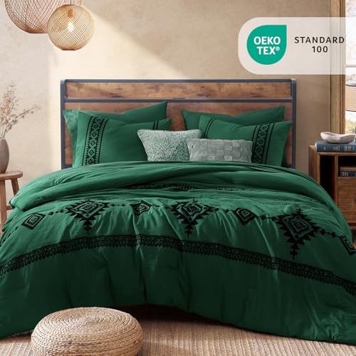 Embroidery Full Size Comforter Set 7 Pieces Western Bed in a Bag