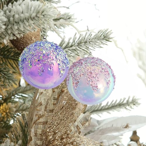 4Pcs Christmas Balls Ornaments (4 Count)