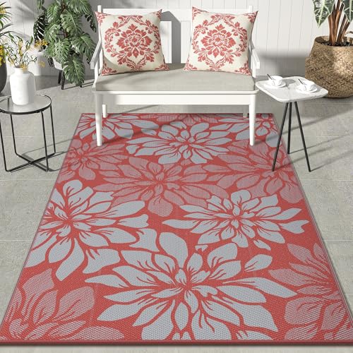 Outdoor Rug Waterproof Plastic Rugs for Patio (108 Sq Ft)
