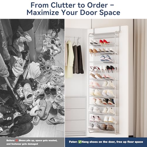 36 Pair Over The Door Shoe Organizer
