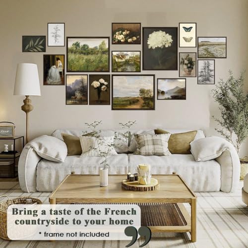 15 Pcs Vintage Wall Art Decor (15 Count)