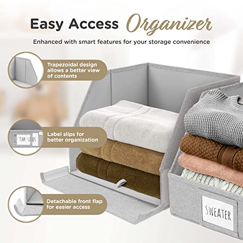 Trapezoid Closet Shelf Organizer (3 Count)