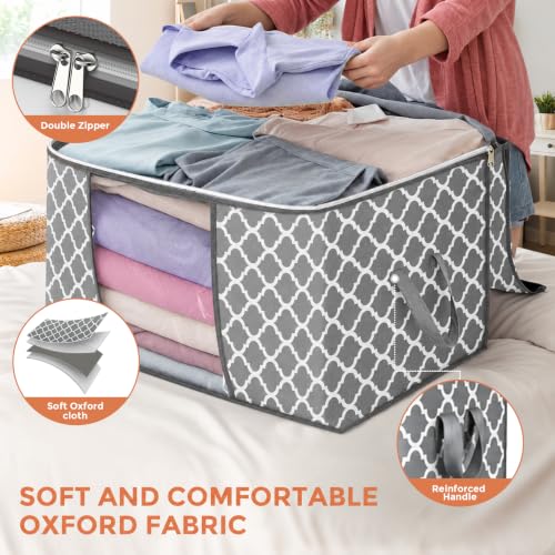 90L Large Storage Bags (6 Count)