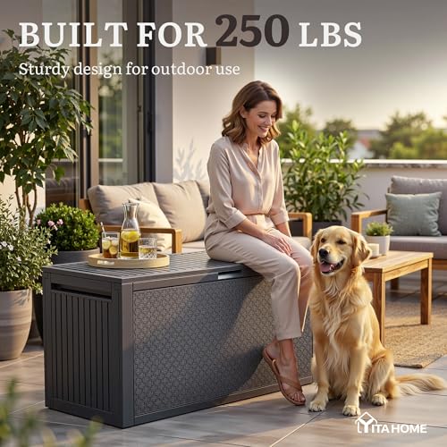 95 Gallon Outdoor Storage Deck Box