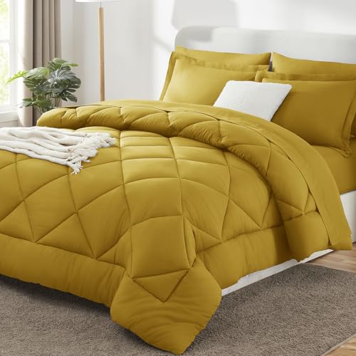 Full Size Comforter Sets Mustard Yellow