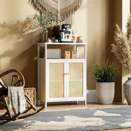 Rattan Bathroom Storage Cabinet