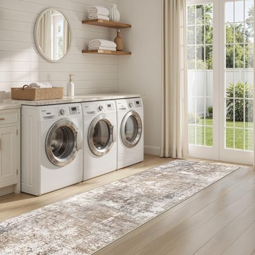 2x10 Washable Runner Rug for Hallway (20 Sq Ft)