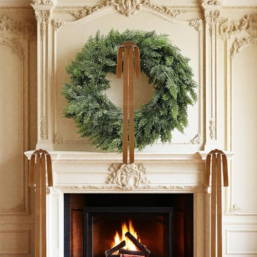 8Pcs Large Velvet Bows for Christmas Tree (8 Count)