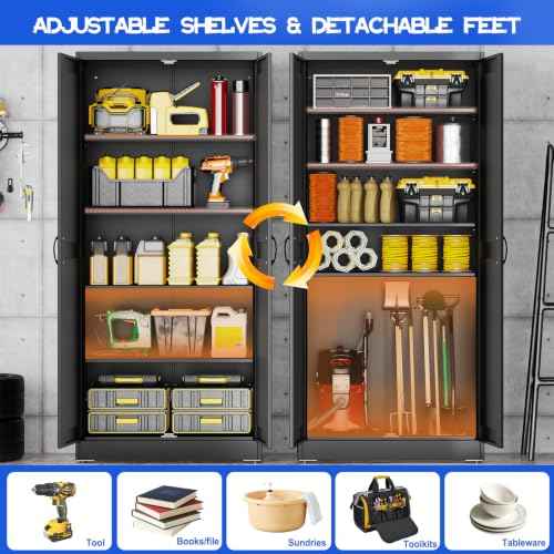 71" Tall Kitchen Pantry Cabinet