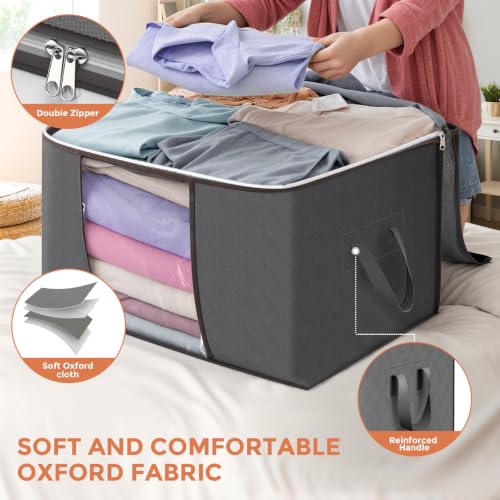90L Large Storage Bags (4 Count)